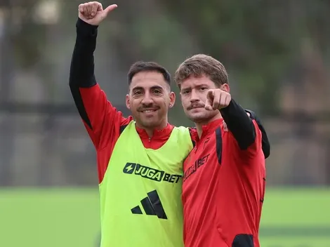 Joaquín Sosa aplaude a Javier Correa por su presente goleador en Colo Colo
