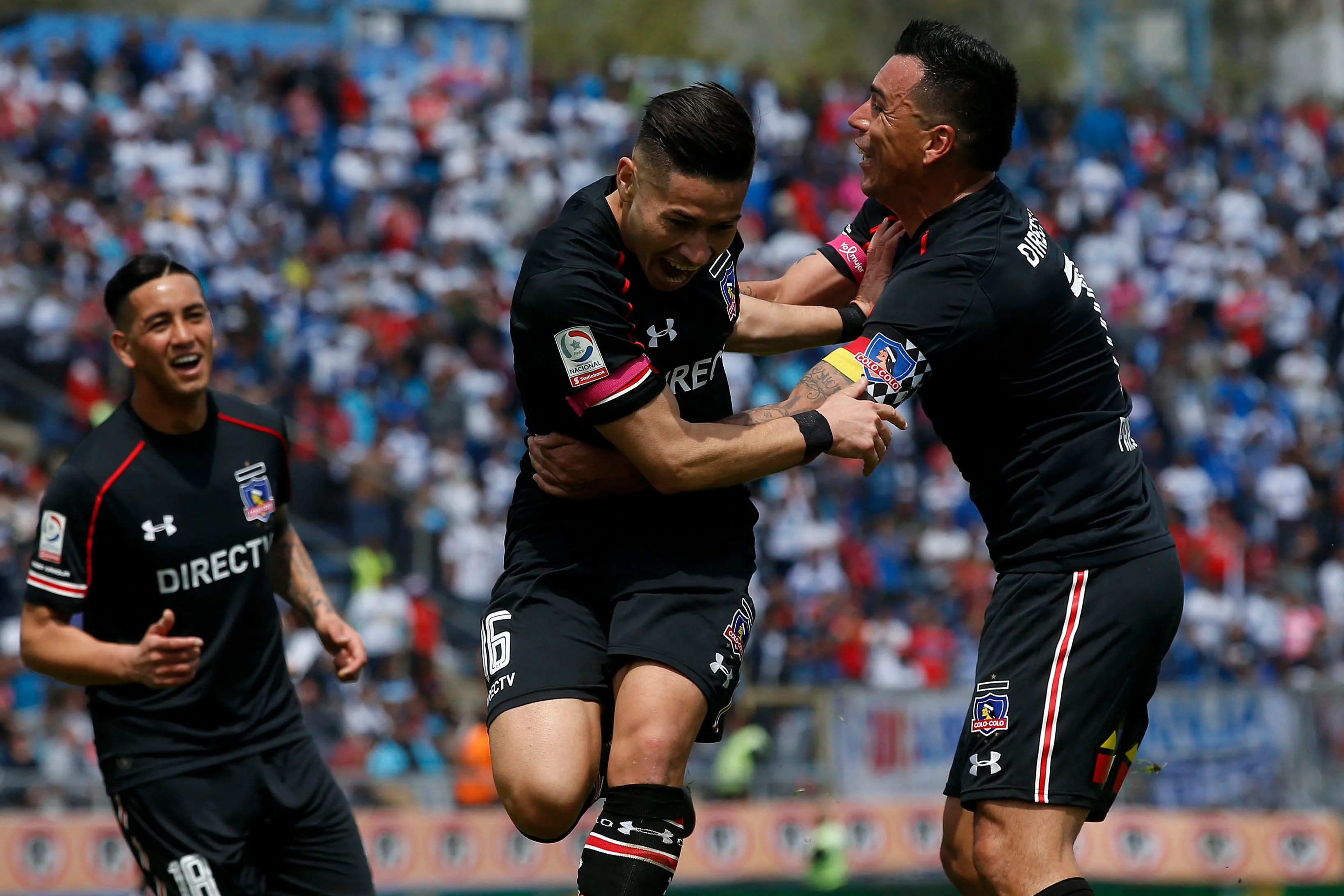 Óscar Opazo anotó el gol del último triunfo de Colo Colo en Las Condes | Foto: Photosport