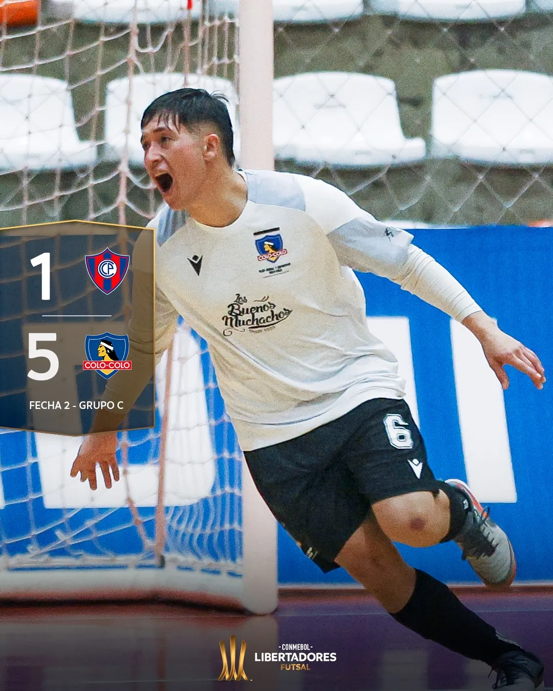 Colo Colo Futsal viene de derrotar a Cerro Porteño. (Foto: libertadoresfs)