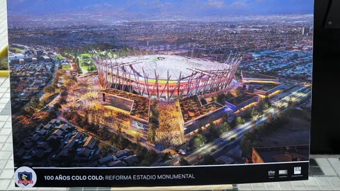 Desde Colo Colo entregan novedades sobre el nuevo Estadio Monumental.