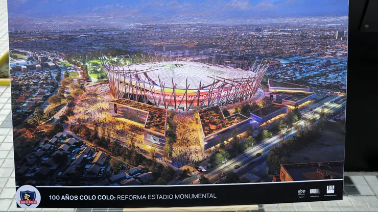 Desde Colo Colo entregan novedades sobre el nuevo Estadio Monumental.