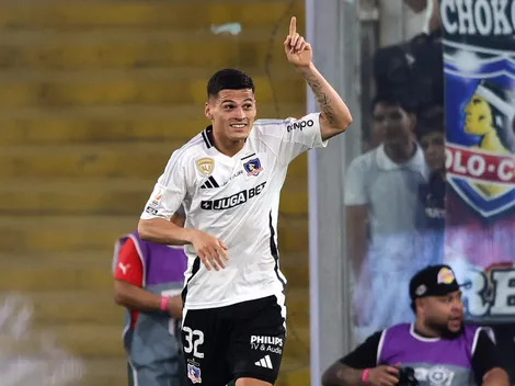 Lucas Cepeda no se olvida de Colo Colo y pasa por el Monumental