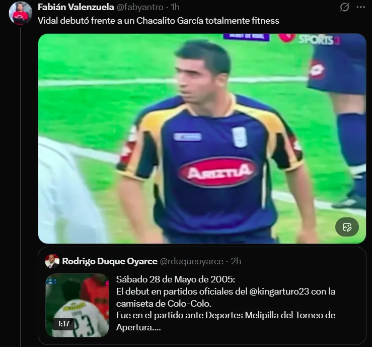 Jaime García enfrentó a Arturo Vidal en el 2005.