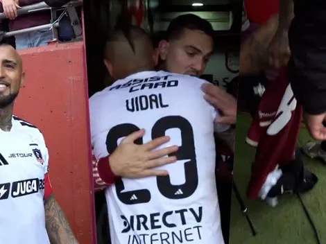 Vidal sorprende en Serena: regaló su short, la camiseta y terminó en ropa interior