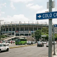 El homenaje a Colo Colo a metros del Estadio Azteca