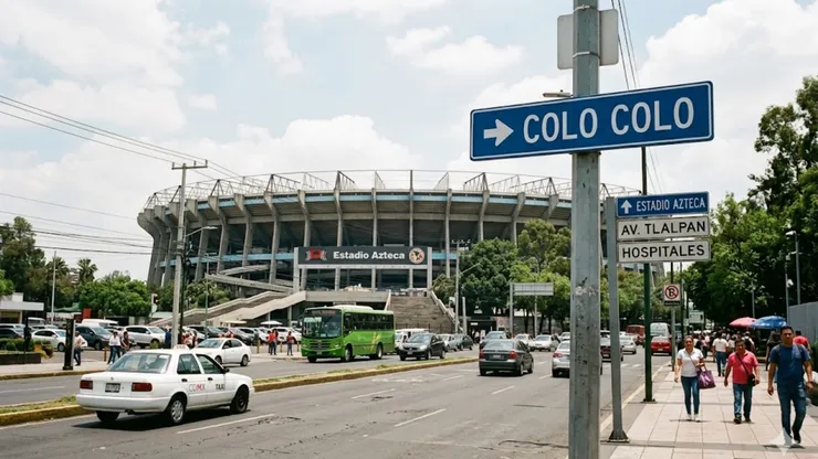 El homenaje a Colo Colo a metros del Estadio Azteca, sede del Mundial 2026
