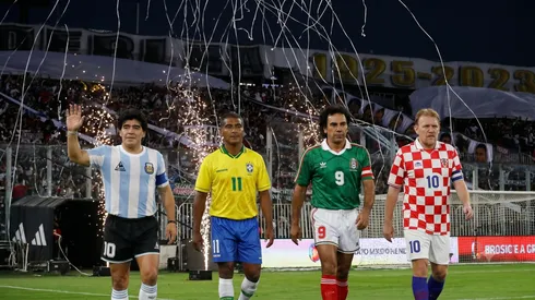 Grandes figuras del Mundial llegaron al Monumental.
