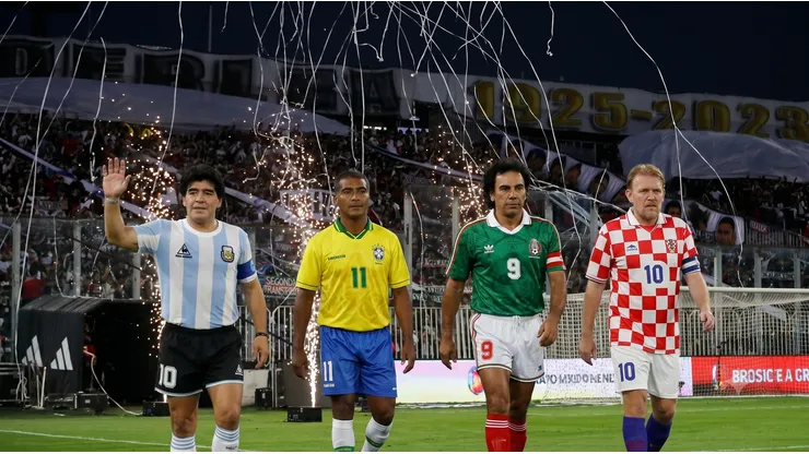 Grandes figuras del Mundial llegaron al Monumental.