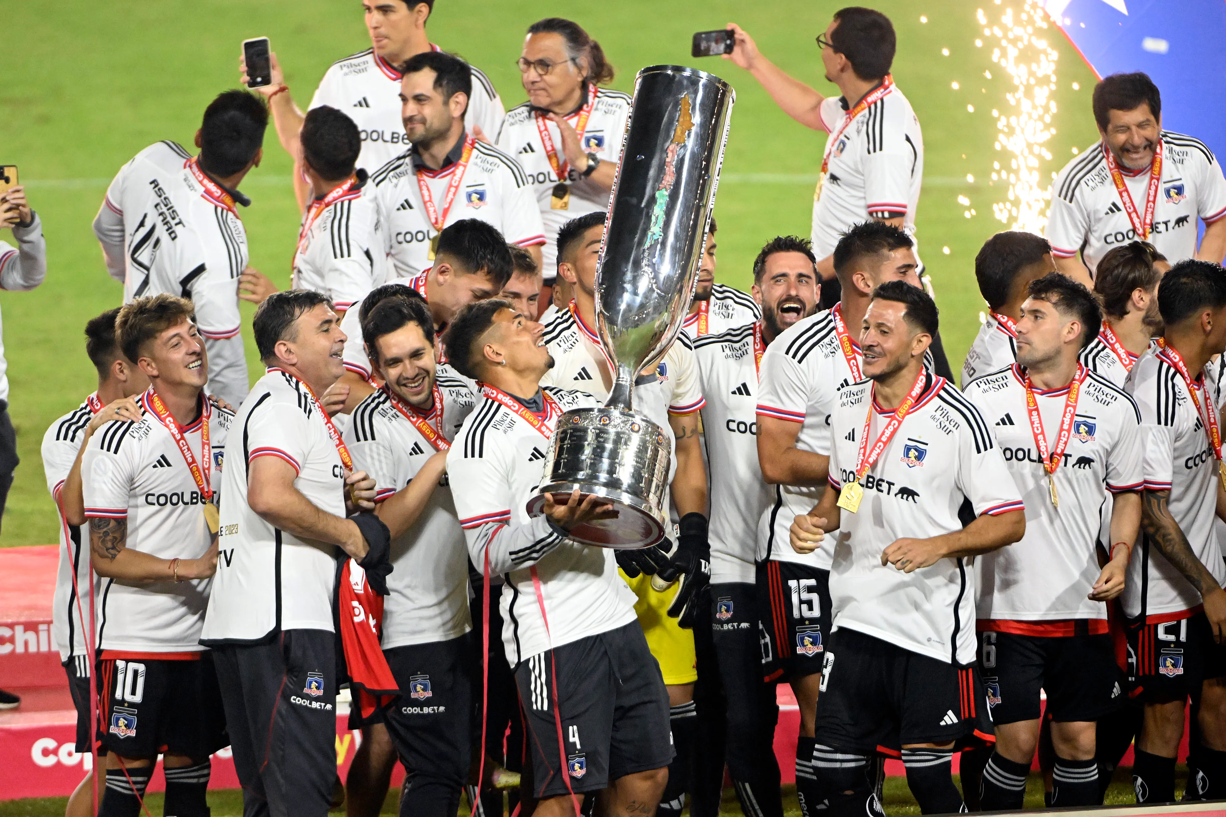 La última vez en que el Cacique levantó la Copa Chile fue el 2023. Foto: Photosport.