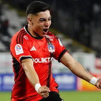 Jordhy Thompson llega al Estadio Monumental para apoyar a Colo Colo