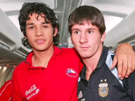 La historia tras la gran foto de Messi y Matías Fernández