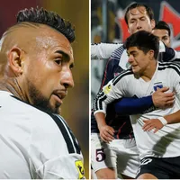 Arturo Vidal se rinde ante el debutante Felipe Raipán en triunfo de Colo Colo