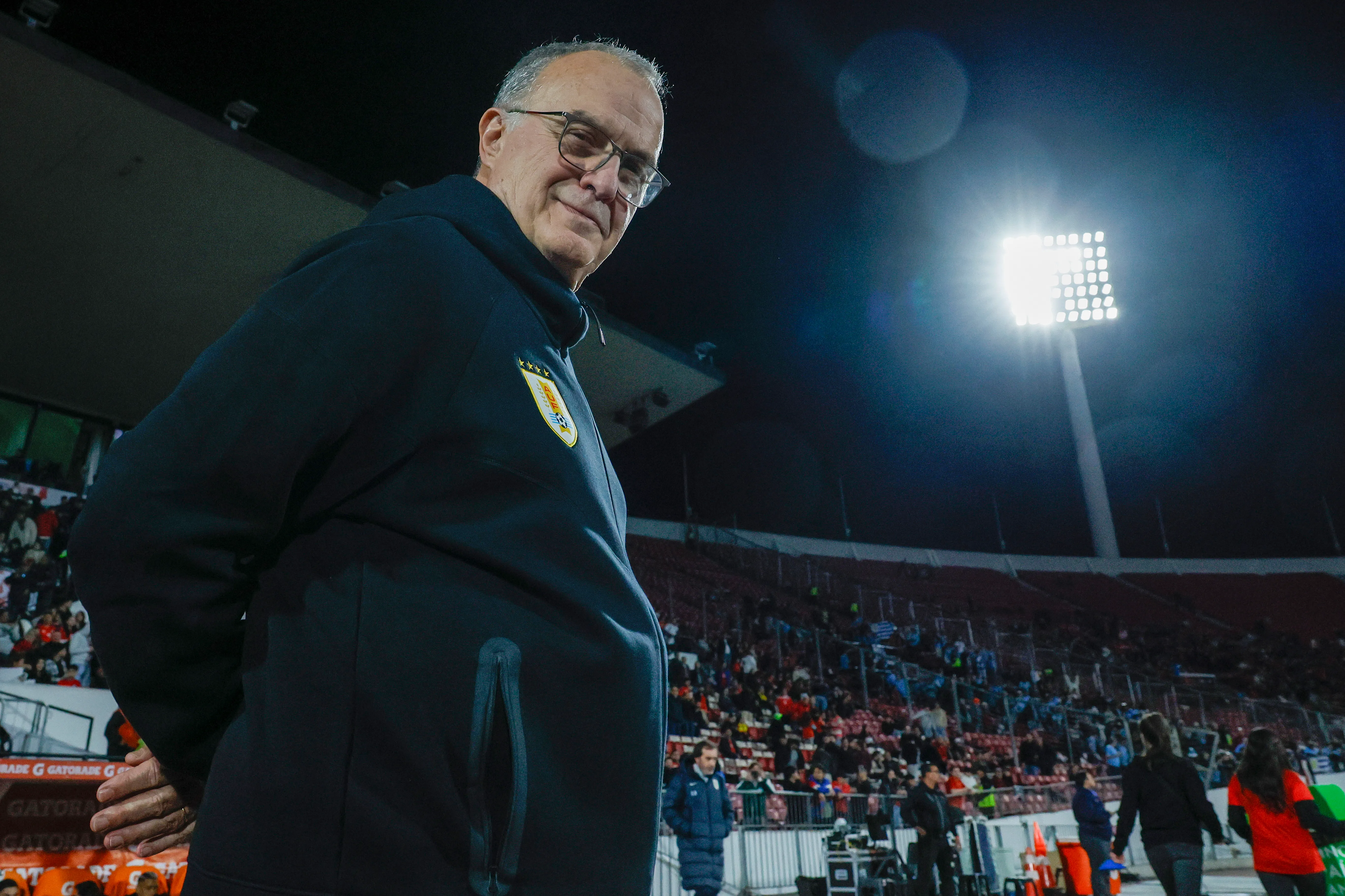 Marcelo Bielsa en su última visita a Chile.