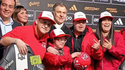 Colo Colo firma alianza con la Fundación Olimpiadas Especiales.