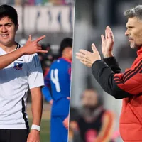 Ortiz llega a ver a la Sub 16 y es testigo del show de Felipe Raipán