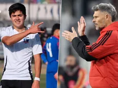 Ortiz llega a ver a la Sub 16 y es testigo del show de Felipe Raipán