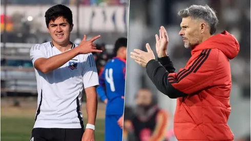 Fernando Ortiz llegó a ver a la Sub 16 de Colo Colo y fue testigo del show de Felipe Raipán.