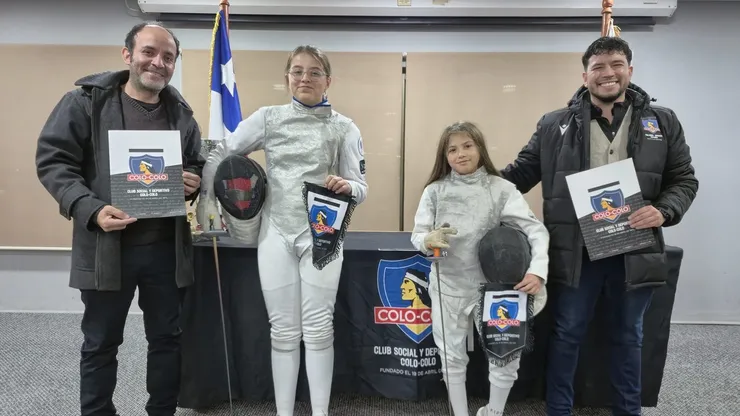 Las esgrimistas Leonor y Helena Campos Sazo se convierten en nuevas embajadoras del CSD Colo Colo.