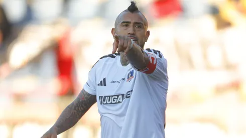La arenga de Arturo Vidal en la previa de un partido.