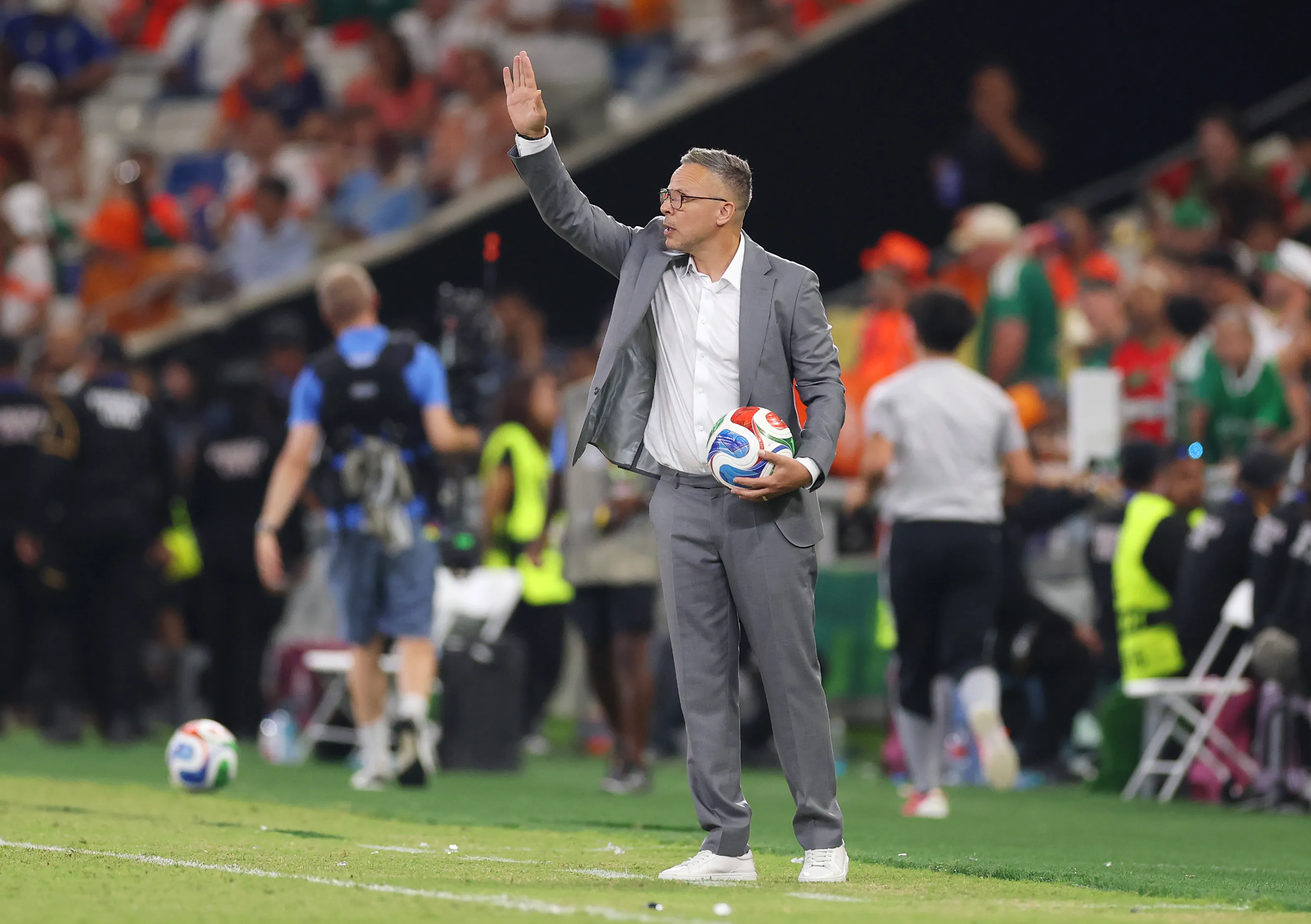 Mohamed Ouahbi, técnico de Marruecos.