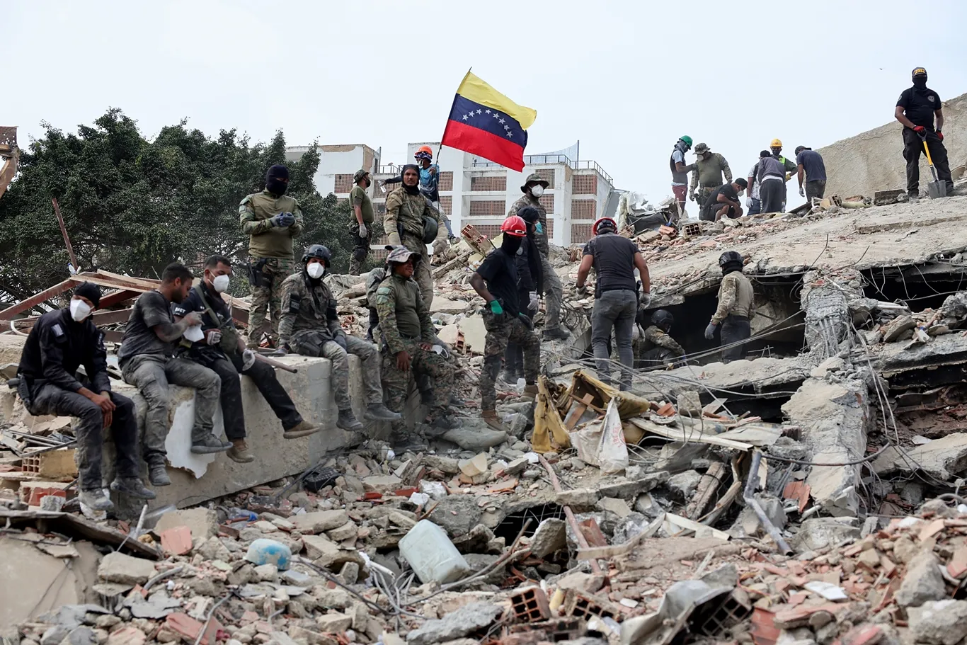 El terremoto en Venezuela ha dejado hasta el momento un saldo de 1.943 muertos. 