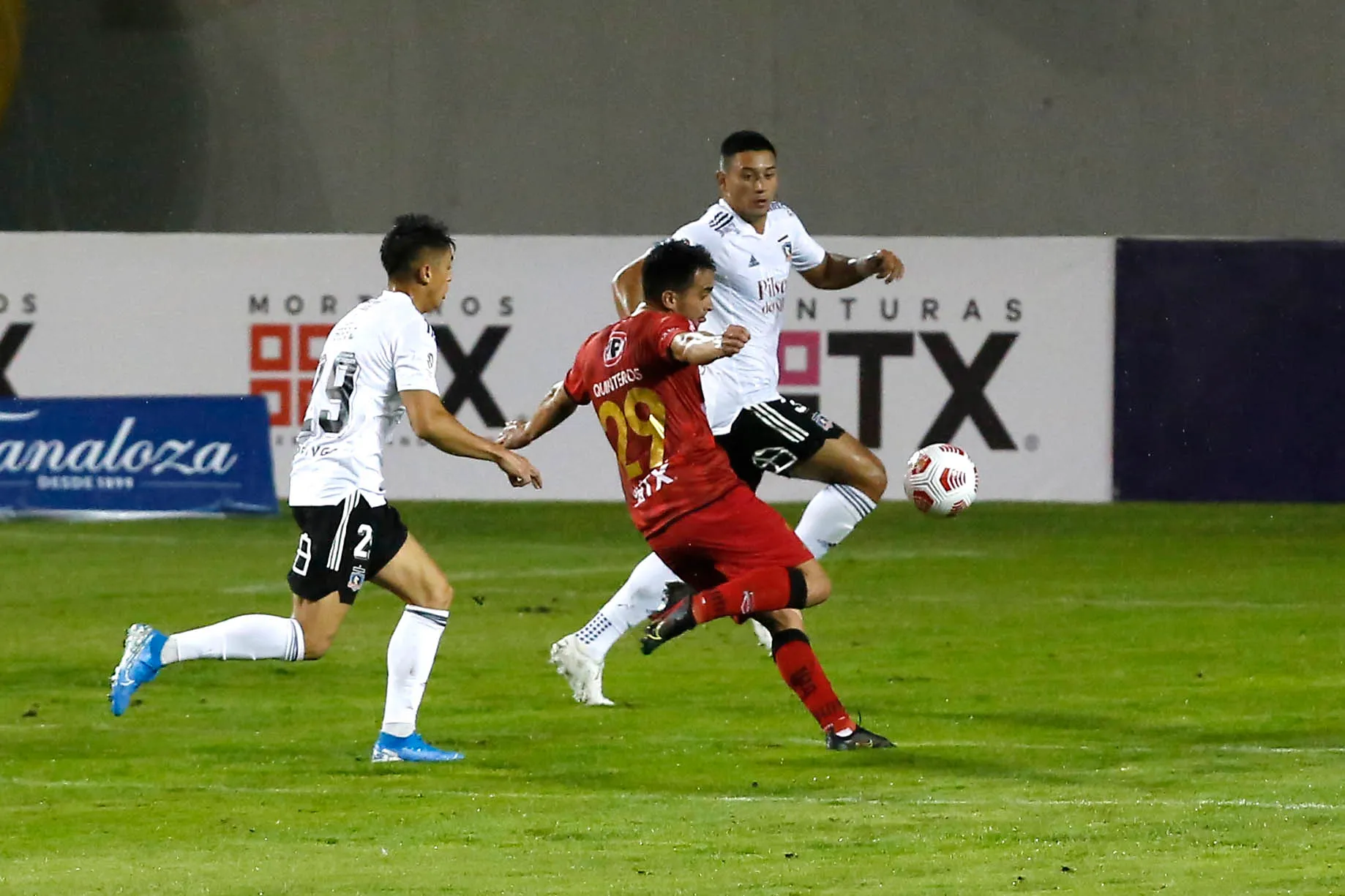 Nicolás Garrido en su paso por el Cacique. 