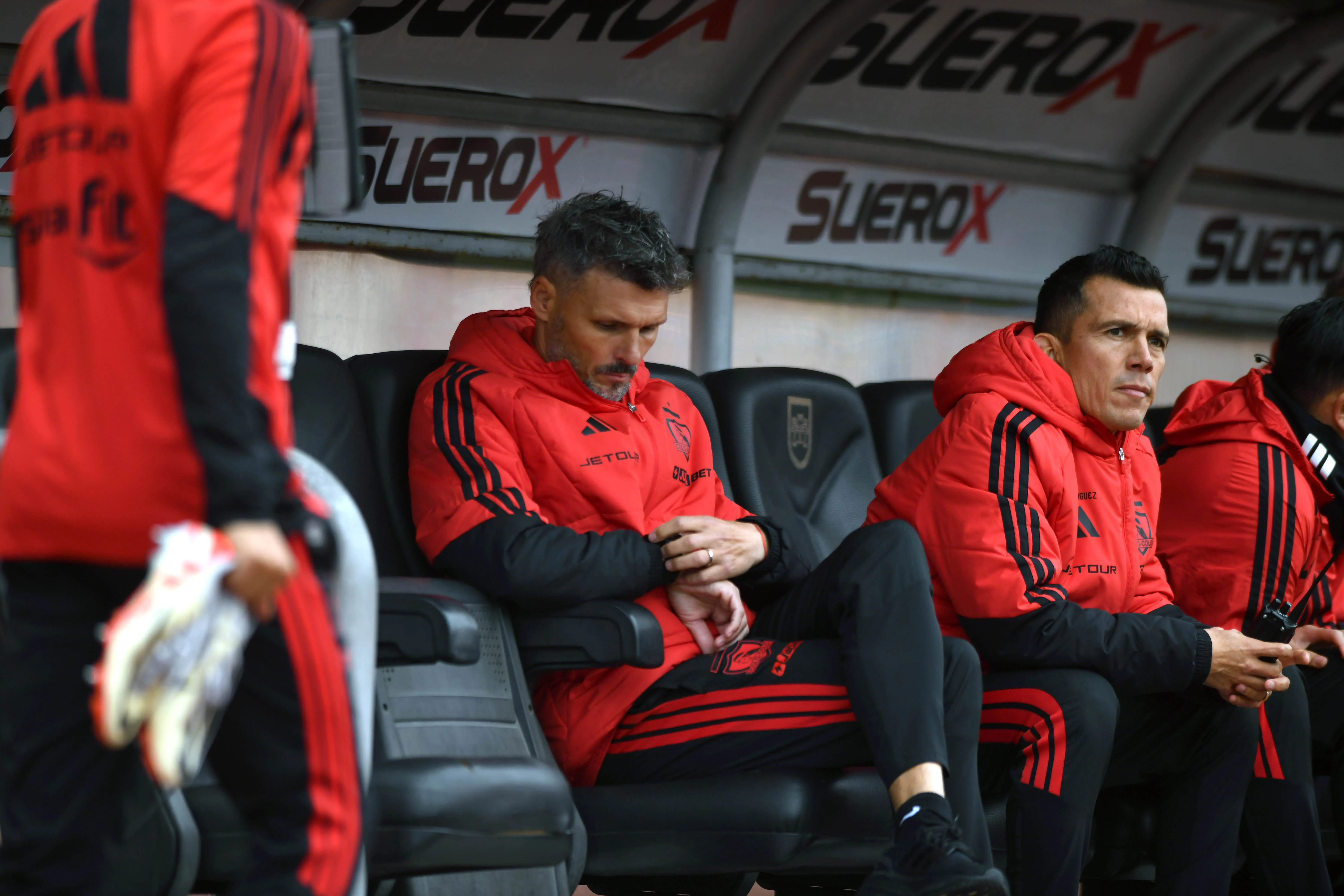 Fernando Ortiz defiende la formación ante O’Higgins.Imagen: Alejandro Pizarro Ubilla/Photosport