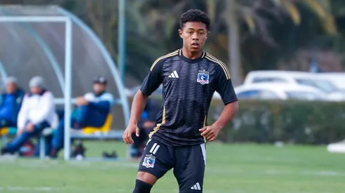 Amaro Delgado, figura de Colo Colo sub 15, se ilusiona con llegar al primer equipo.