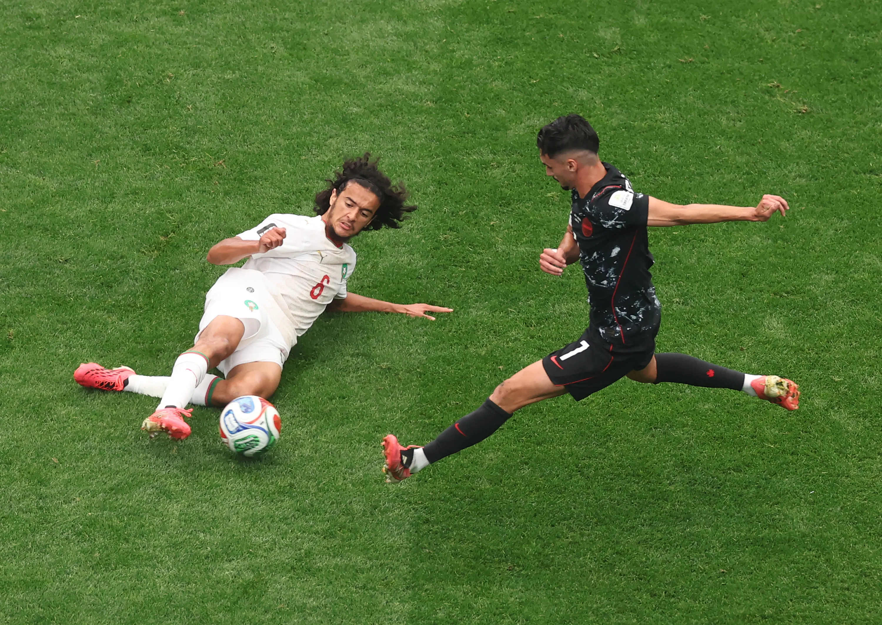 Ayyoub Bouaddi en la presente edición de la Copa del Mundo. Foto: Lars Baron/Getty Images.