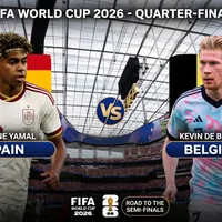 ¿A qué hora juega hoy España vs Bélgica y qué canal transmite los 4tos de final?