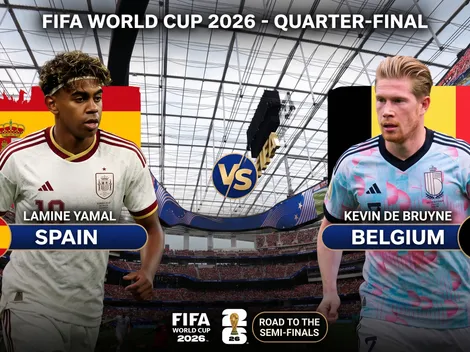 ¿A qué hora juega hoy España vs Bélgica y qué canal transmite los 4tos de final?
