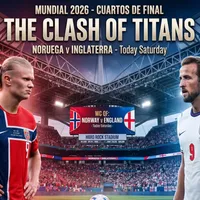 ¿A qué hora juega hoy Noruega vs Inglaterra y qué canal transmite?