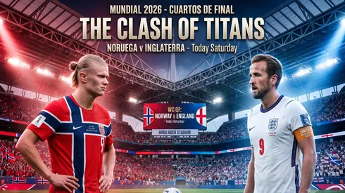 ¿A qué hora juega hoy Noruega vs Inglaterra y qué canal transmite?