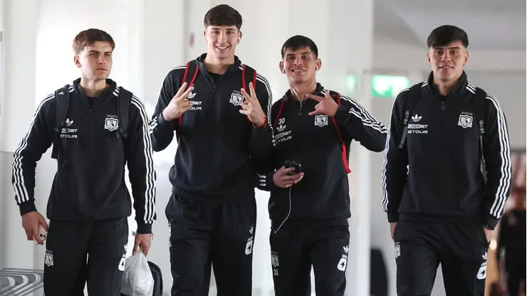La nueva indumentaria que Colo Colo estrenó en su viaje a la intertemporada en Colombia.
