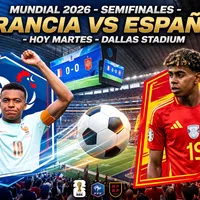 ¿A qué hora juega hoy España vs Francia y qué canal transmite?