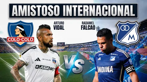 ¿Cuándo juega Colo Colo vs Millonarios y quién transmite el amistoso?