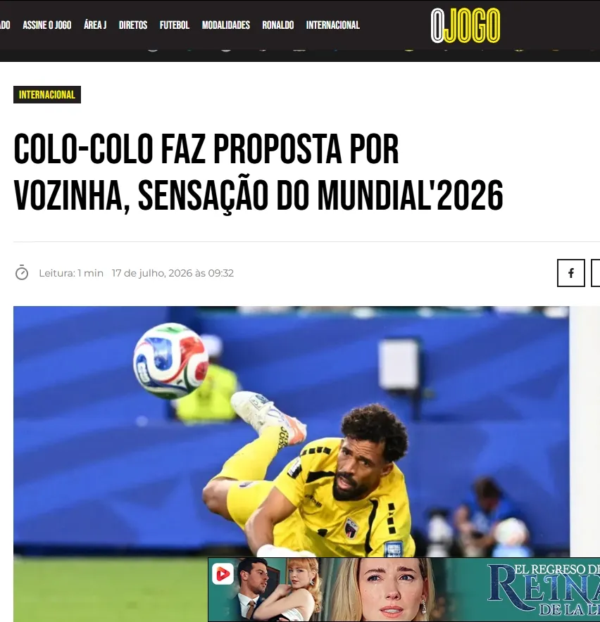 Prensa internacional reacciona a interés por Vozinha.