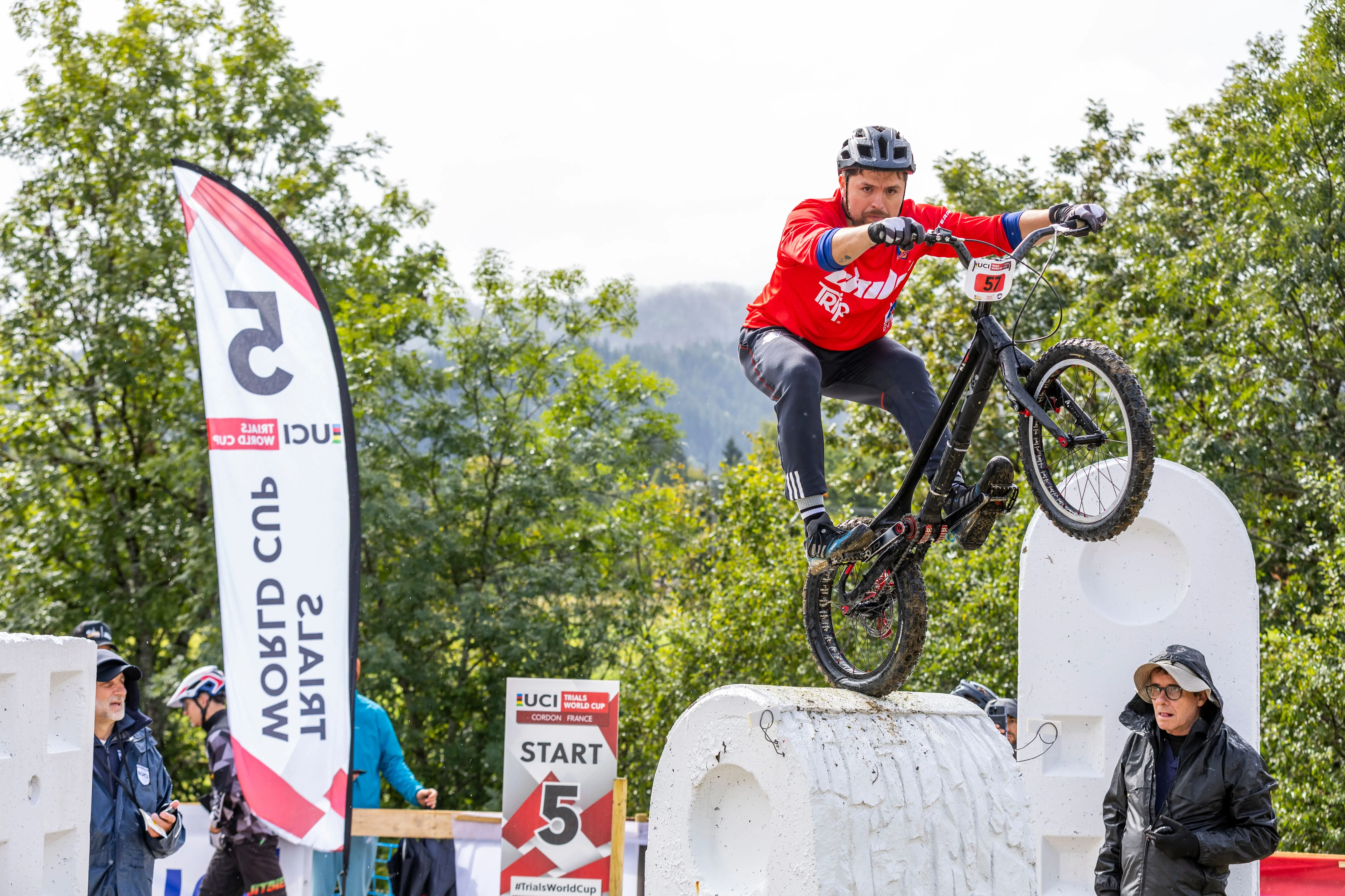 El embajador del CSD en una Copa del Mundo UCI Trial. Foto: Cedida.