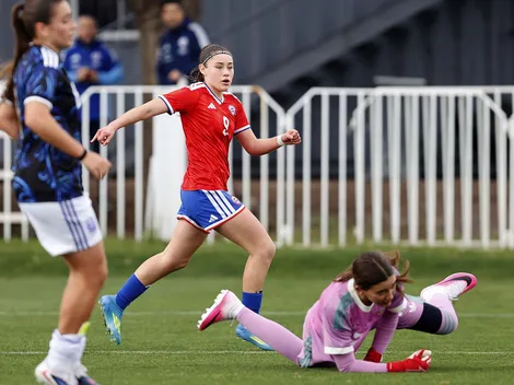 Catalina Muñoz la rompe en la Roja Sub 17 con un triplete a Argentina