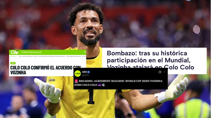 Vozinha llega a Colo Colo: El mundo del fútbol reacciona al fichaje del Cacique.