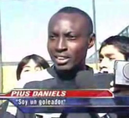 Puis Daniels durante su estadía breve en Colo Colo. Foto: Archivo.