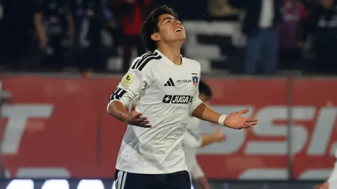 La emoción de Felipe Raipán tras darle el triunfo a Colo Colo sobre Limache.