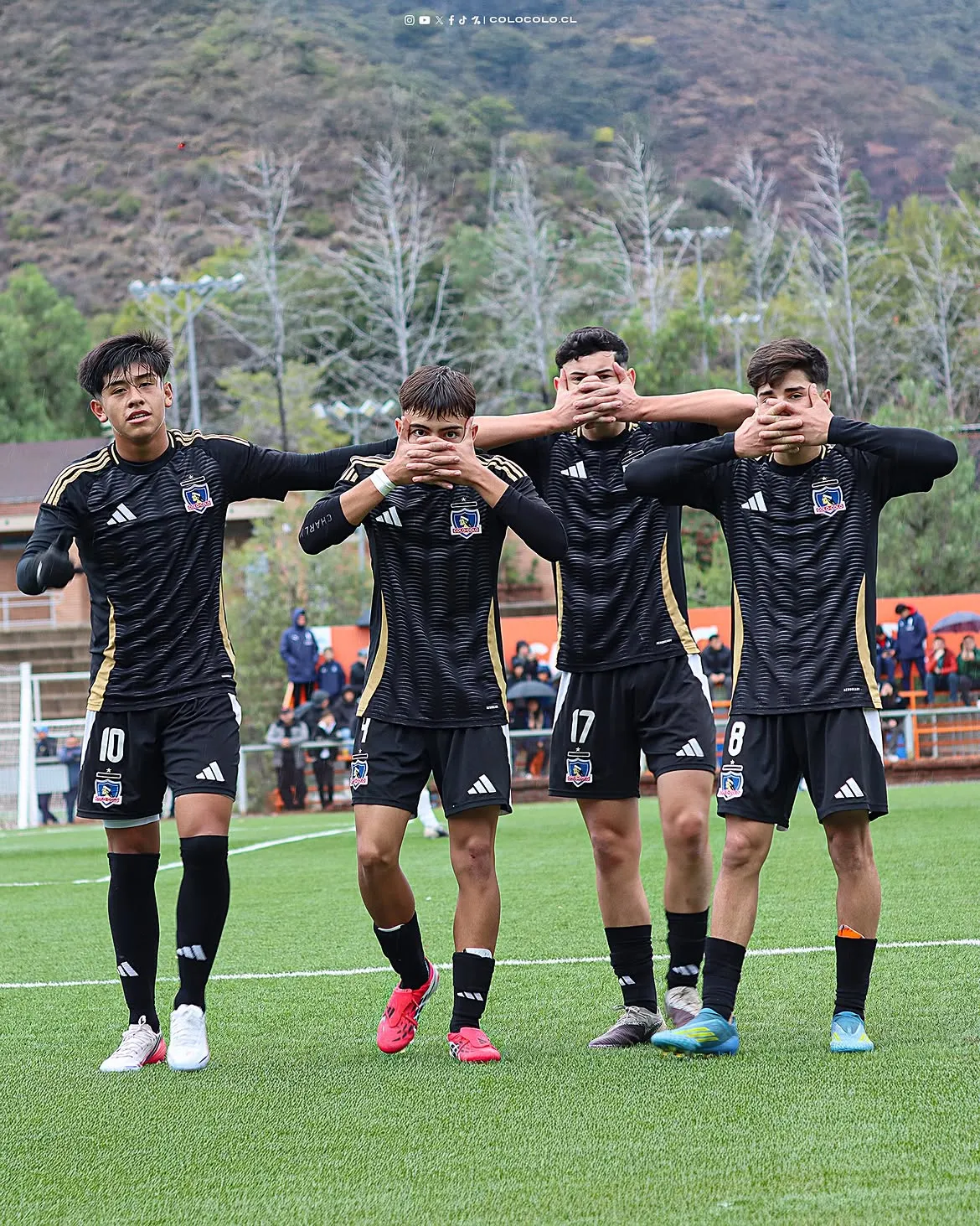 Bautista Correa anotó los cuatro goles de Colo Colo Sub-15. (Foto: colocolofutboljoven)