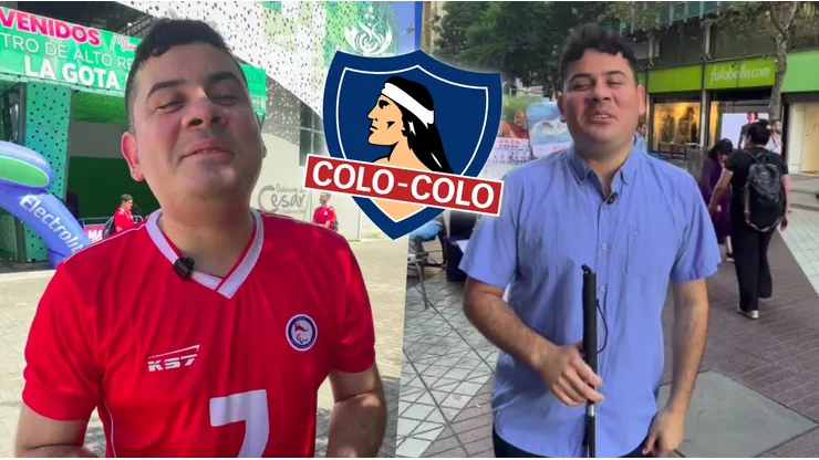 Erik Rodríguez, el influencer ciego que es hincha de Colo Colo.