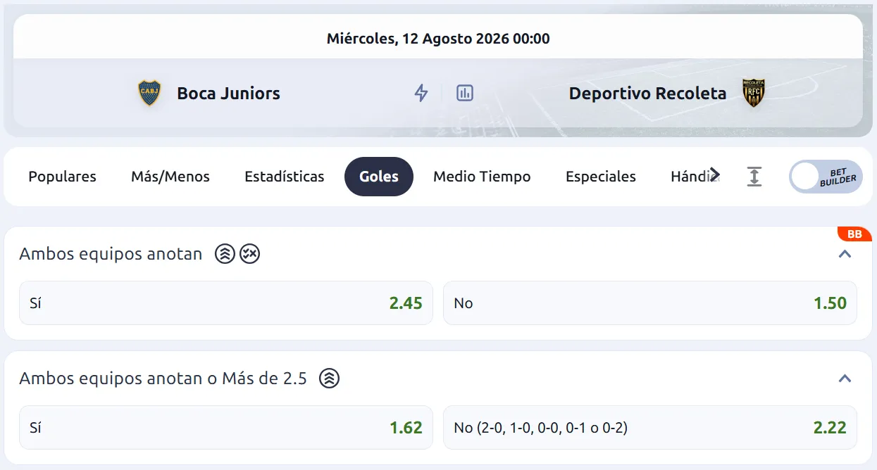 Imagen cedida por Betano el 07/08/26