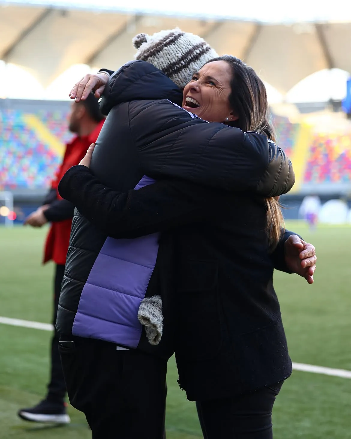 Tatiele Silveira celebró el triunfo de Colo Colo Femenino vs la U.