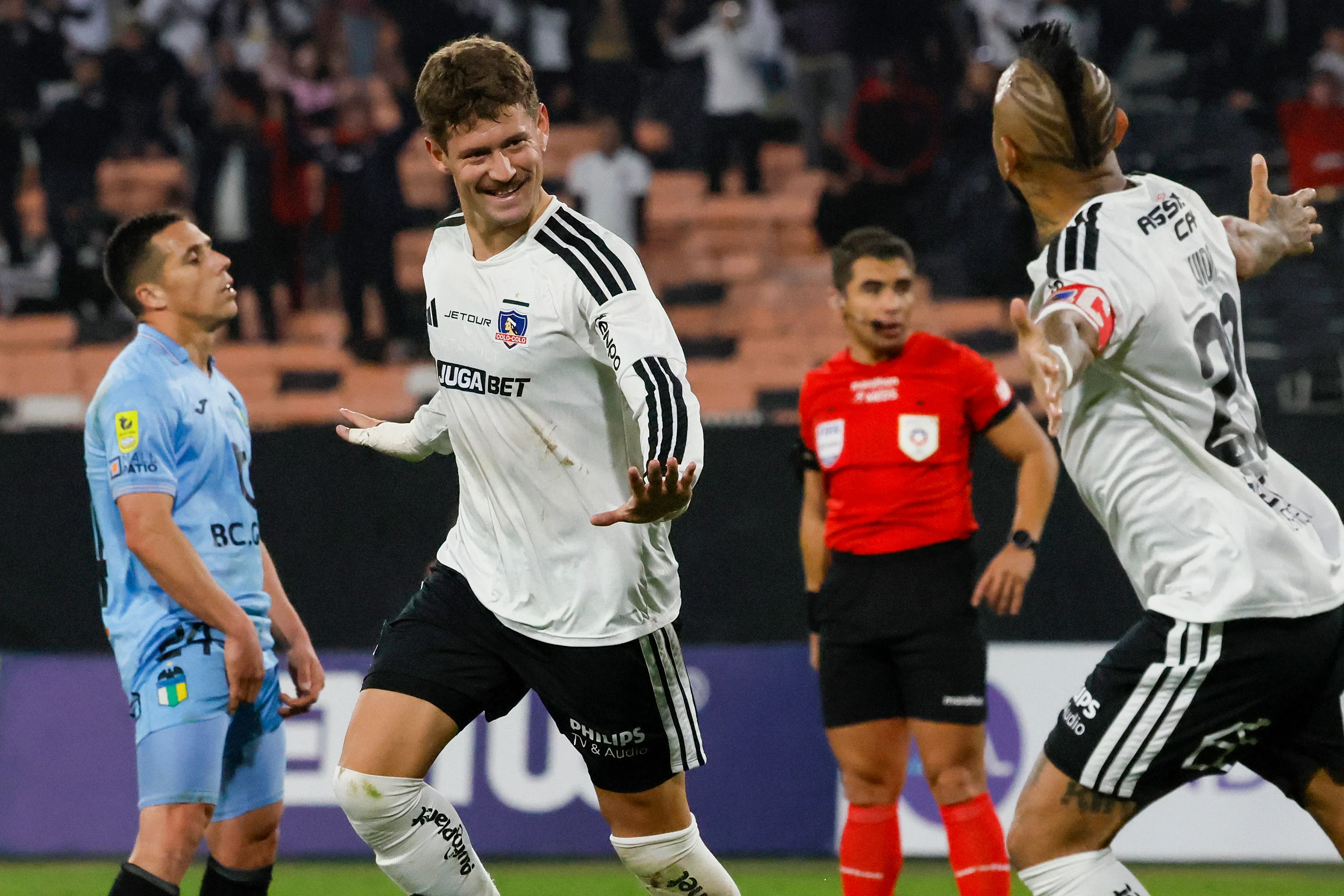 Sosa piensa en grande para el Superclásico ante Universidad de Chile. Imagen: Andres Pina/Photosport