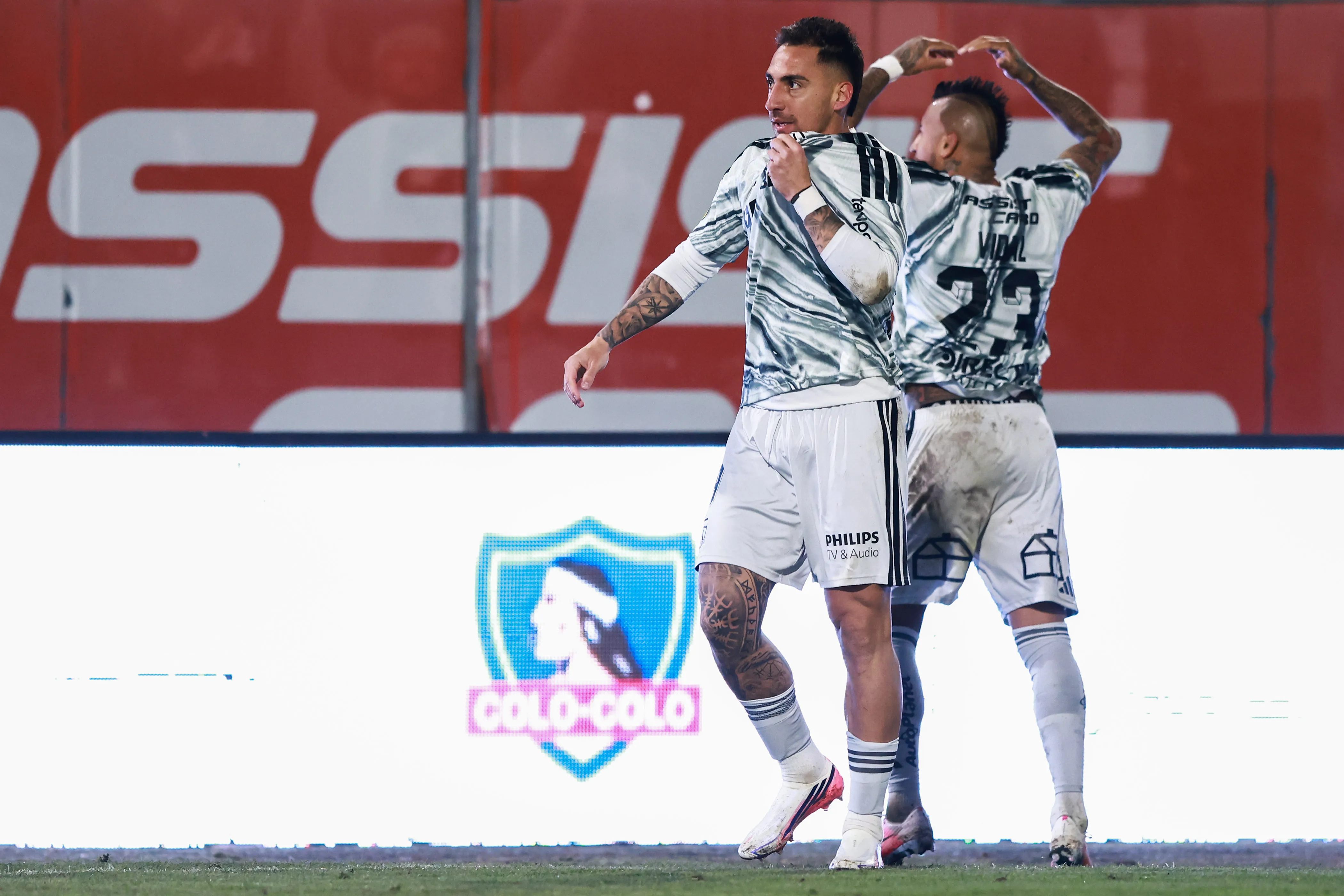 Javier Correa ya vive el Superclásico ante la U. Imagen: Felipe Zanca/Photosport