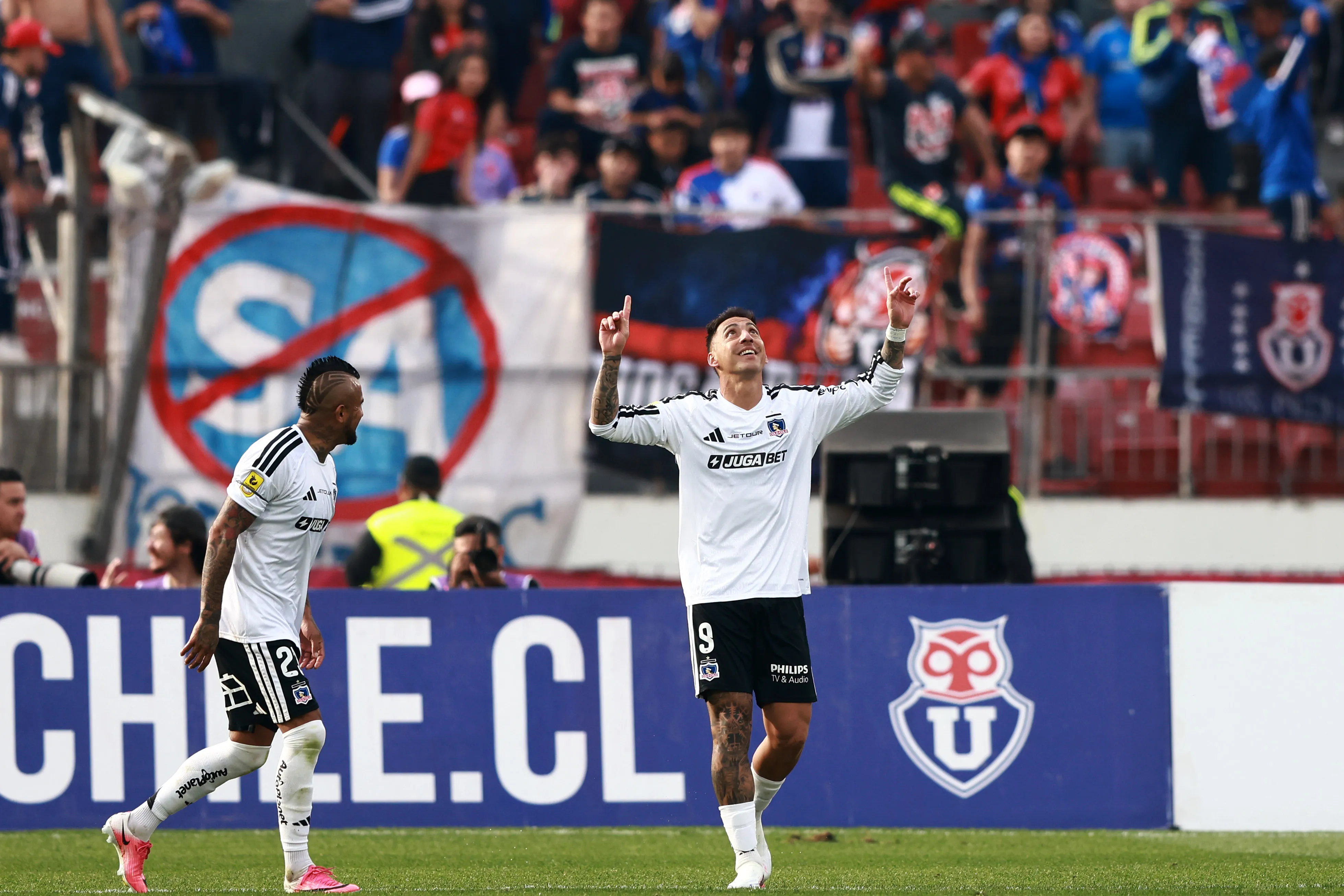 Colo Colo triunfó en el Superclásico 200. Imagen: Photosport.