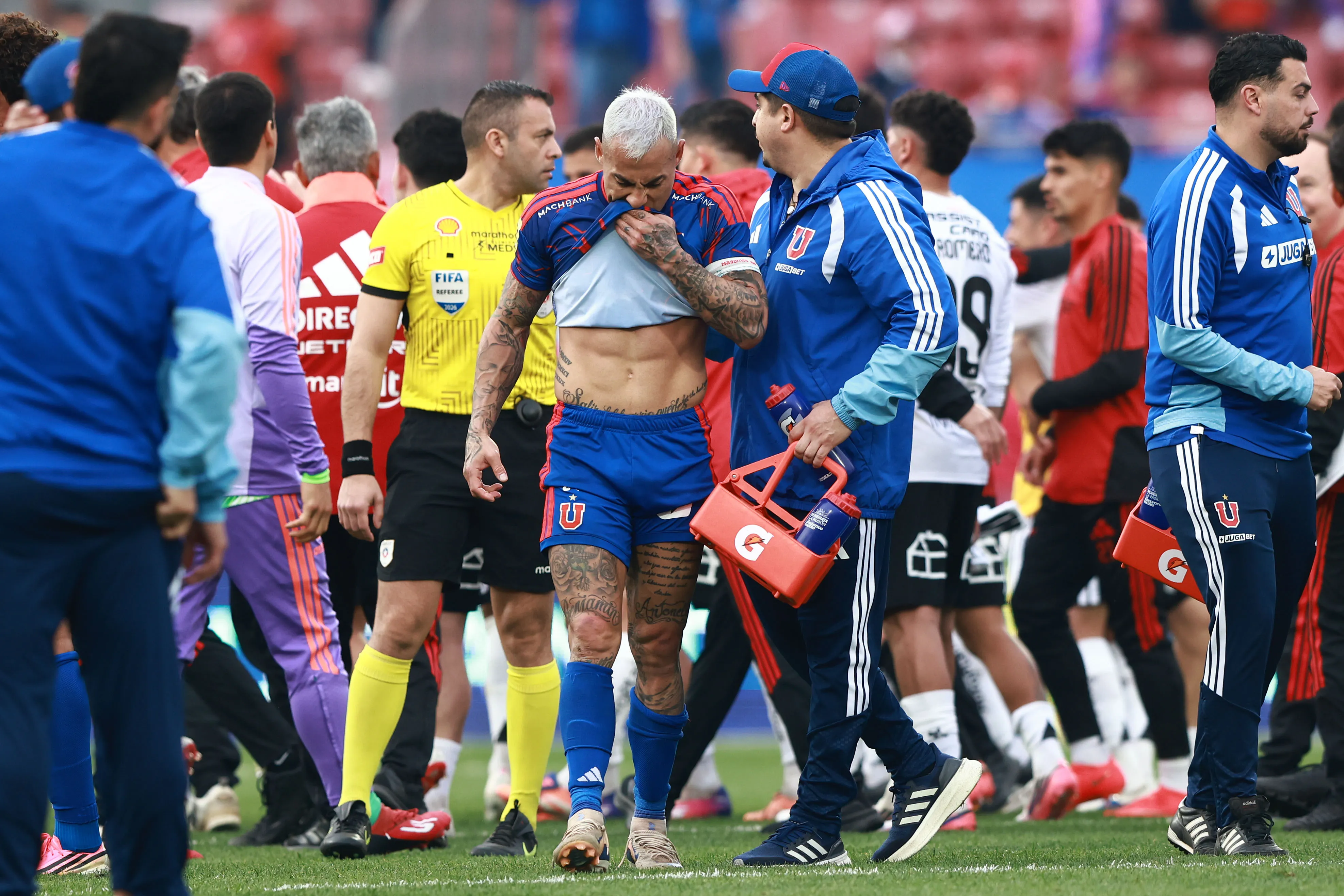 Colo Colo triunfó en el Superclásico 200. Imagen: Photosport.